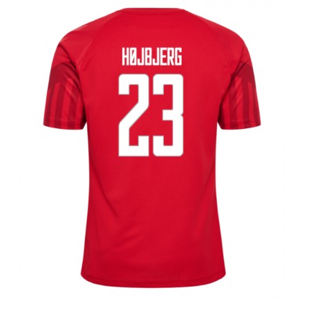 Goedkope Denemarken Pierre-Emile Hojbjerg 23 Thuisshirt World Cup 2022
